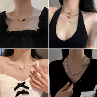 fashion womens indifference wear love necklace y2k style necklace for women jewelry accessories for girls fashion items