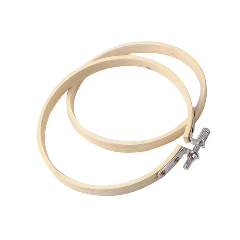 

10-30cm Wooden Embroidery Kit Hoop Frame Bamboo Sewing Tools Round Loop Hoop Rings DIY Embroidery Machine Household Sewing Tools