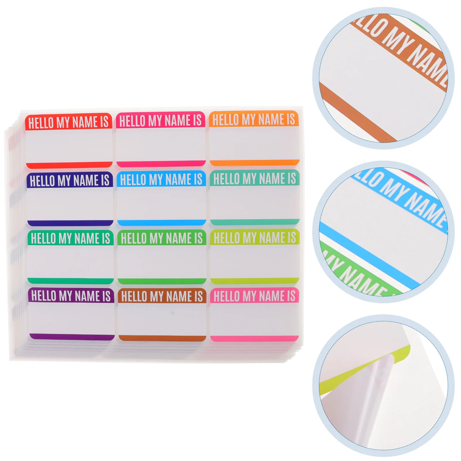 

10 Sheets Name Sticker Bottle Baby Labels Bottles Preschool Stickers Maker Pvc Self-adhesive Personalized Child Daycare