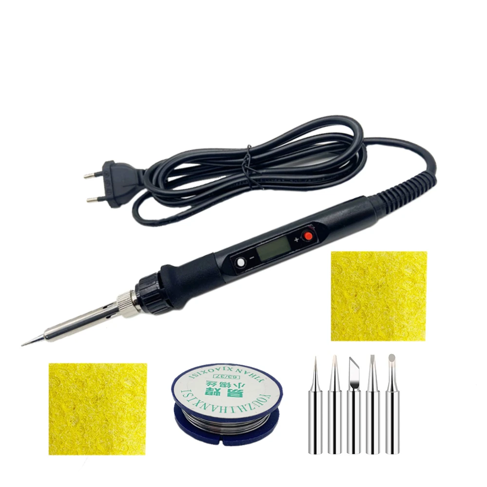 

Kit Adjustable Set Digital With Welding Tools Tool Electric Repair Tips Soldering Iron Temperature New Iron Tin Solder