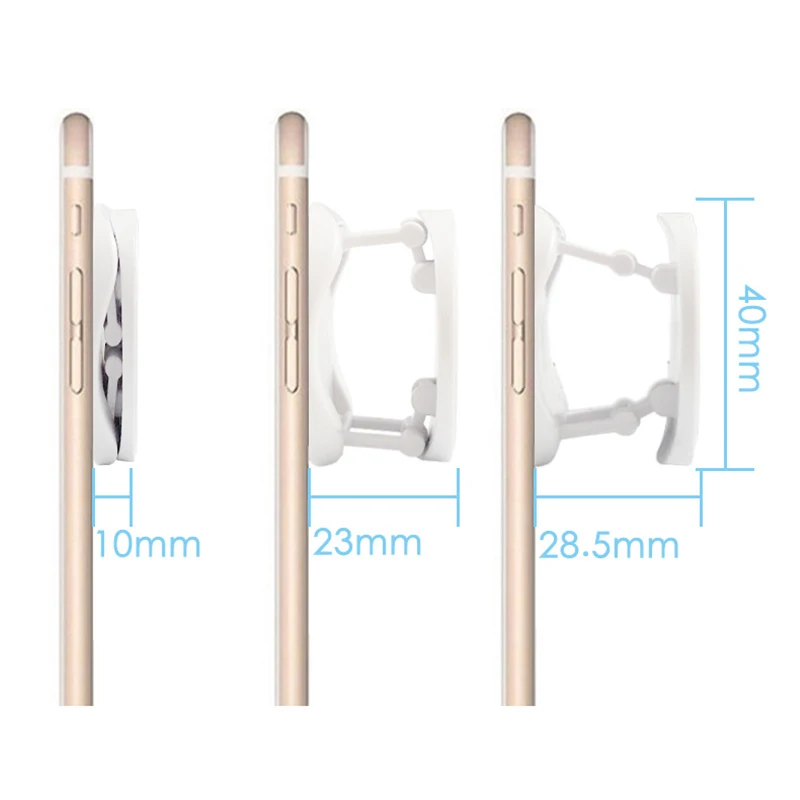 disney mickey folding white mobile stand for all phone holder plate grip tok cellphone bracket fashion accessories tablet mount free global shipping