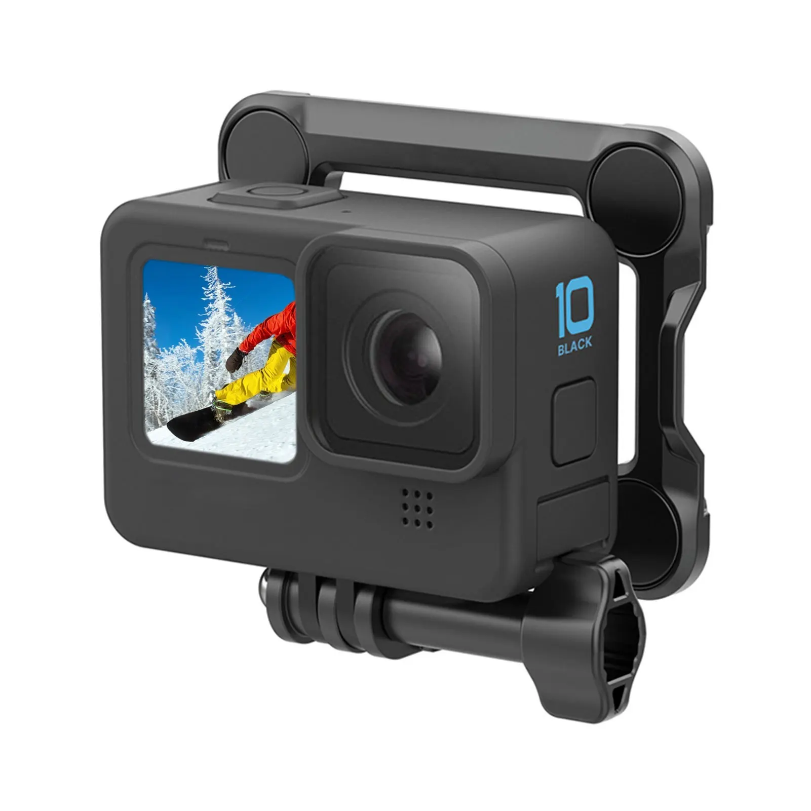 

3 In 1 Action Camera Mount Strong Magnetic Quick Installed Release Bracket Plate Kits For GoPro 10 9 8 Osmo Adapter Sports Tool