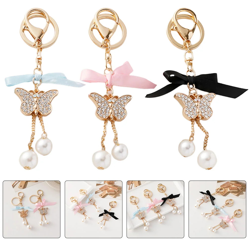 

Fringe Trim Cartoon Keychain Ornament Keychains Women Bag