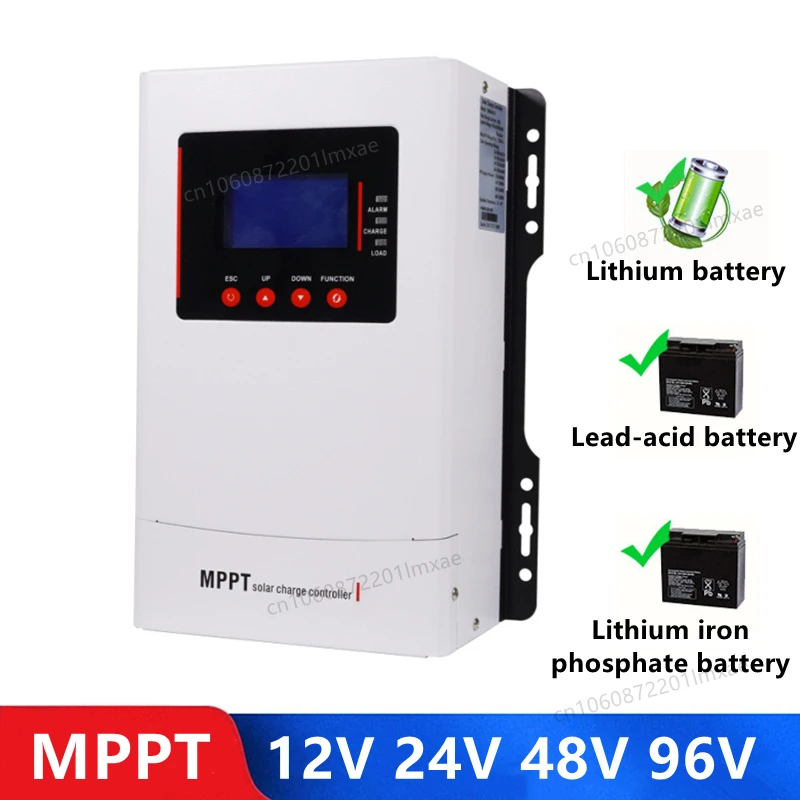 

100A 80A 60A MPPT Solar Controller 12V 24V 48V 96V Photovoltaic Charge Discharge Regulator For Lifepo4 Lead-acid Lithium Battery