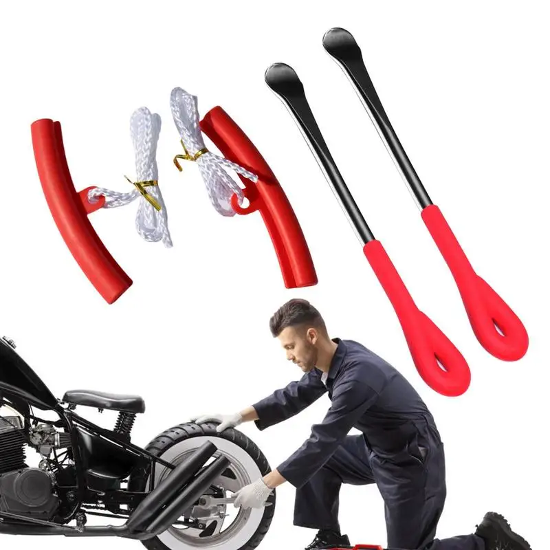 

Bike Tire Lever Tool Car Tire Changing Rim Protector Tire Levers For Bikes Heavy Duty Bicycle Tire Removal Tool Kit Tire Repair