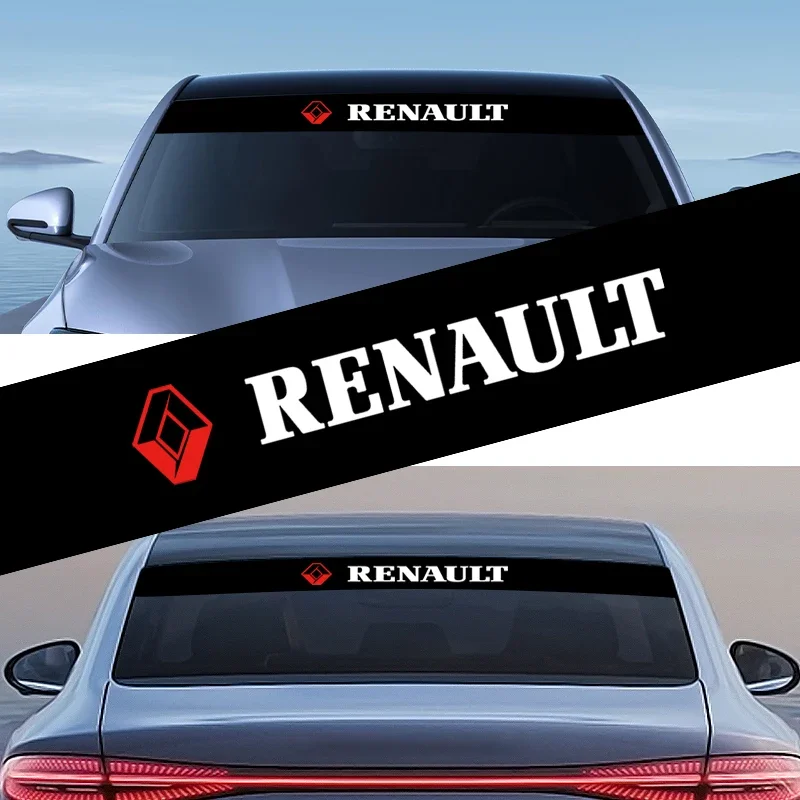 Фото Декоративные наклейки на переднее лобовое стекло автомобиля для Renault Megane 2 3 4 Twingo Clio Talisman Captur Trafic Kwid Scenic 2 №1