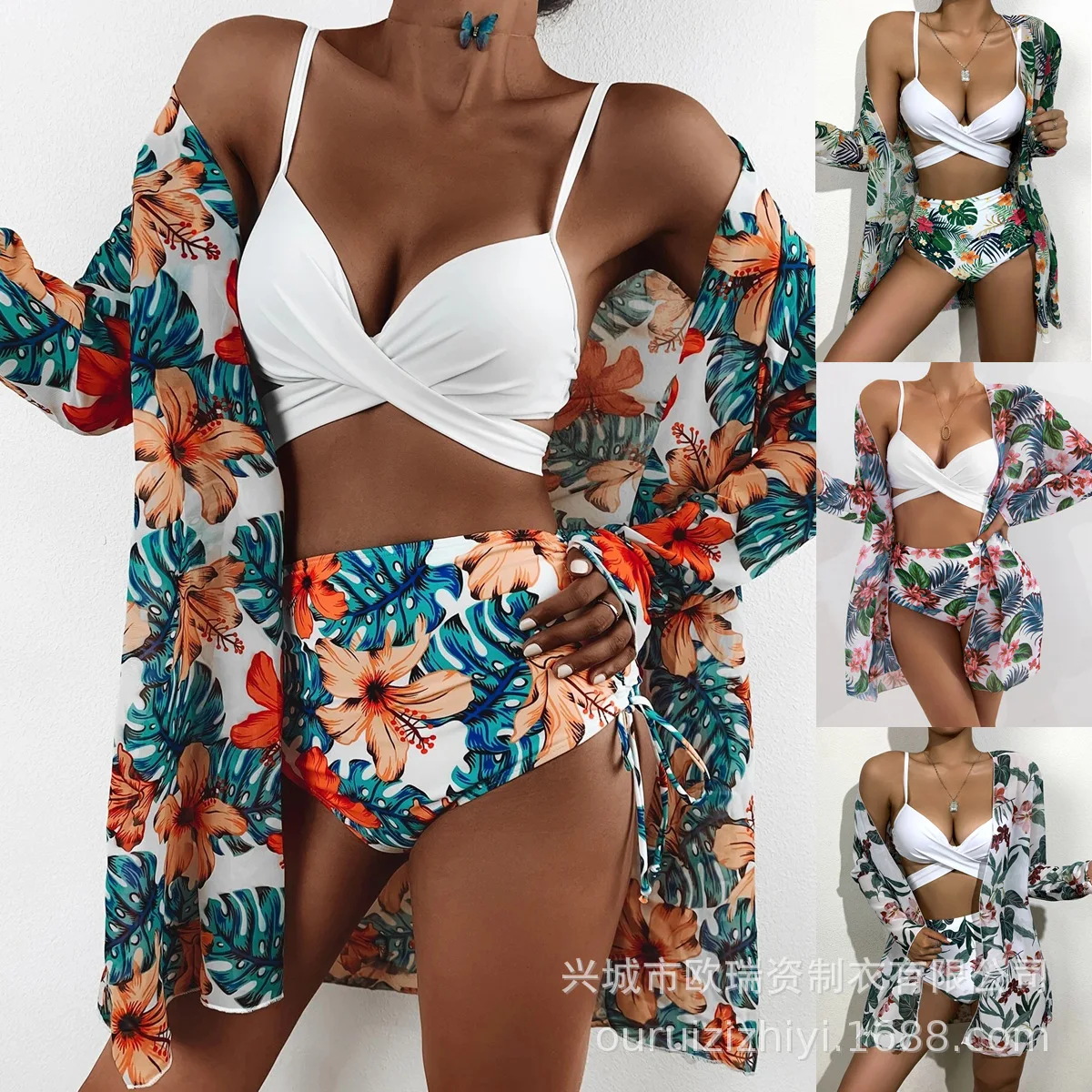 

Соблазнительное бикини с пересечением, купальник-тройка, женское Сетчатое бикини, купальник