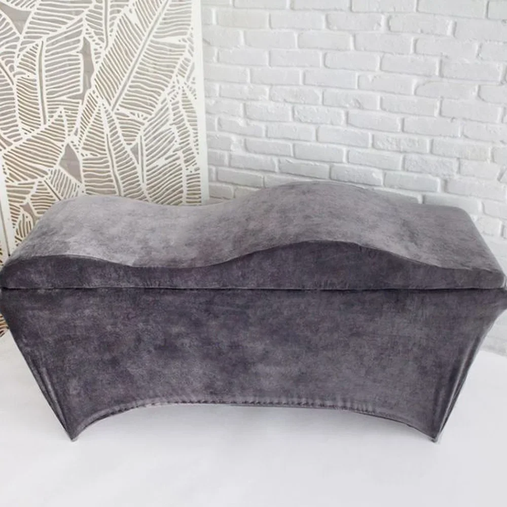 Изогнутый топпер из пены с эффектом памяти матрас для ресниц бархатный