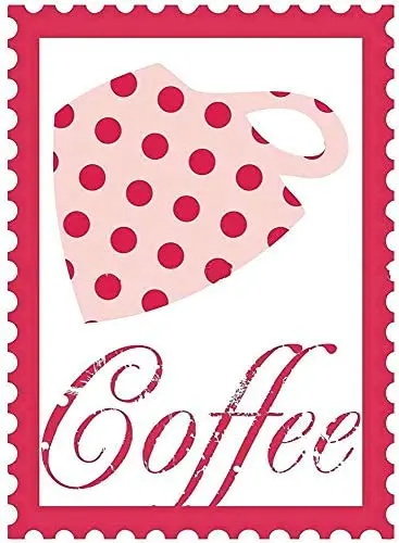 

Food Coffee Pink Metal Tin SignVintage Metal ShopMetal Tin Sign/Metal Plaque Sign 12x16inch