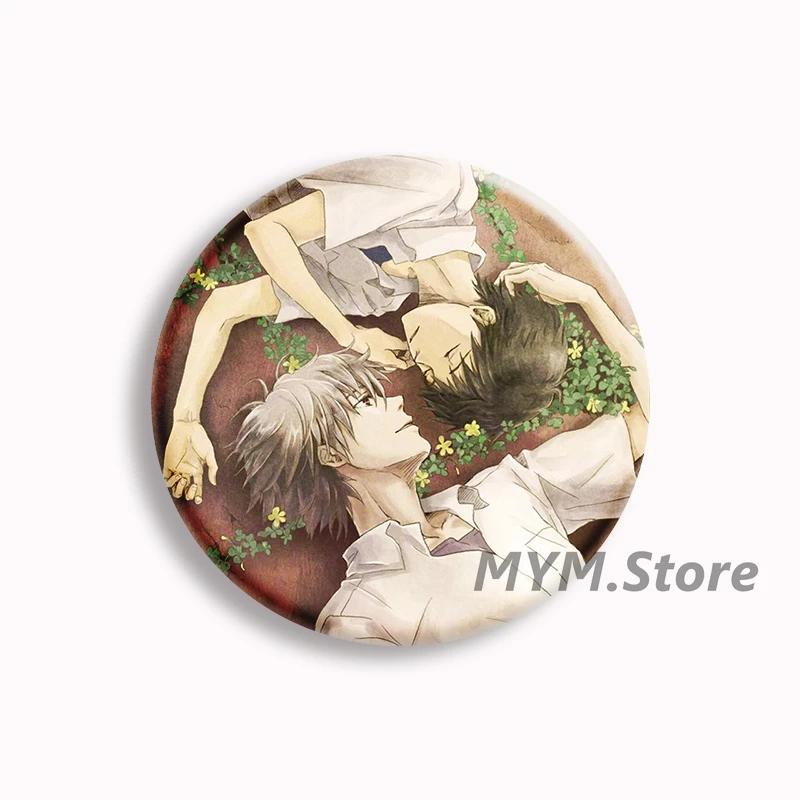 Фото Аниме Kaworu Nagisa x Ikari Shinji Fanart, мягкая кнопка, булавка из ЭВА, персонаж мультфильма, брошь, значок, сумка, декор, фанаты, друзья, подарки №2