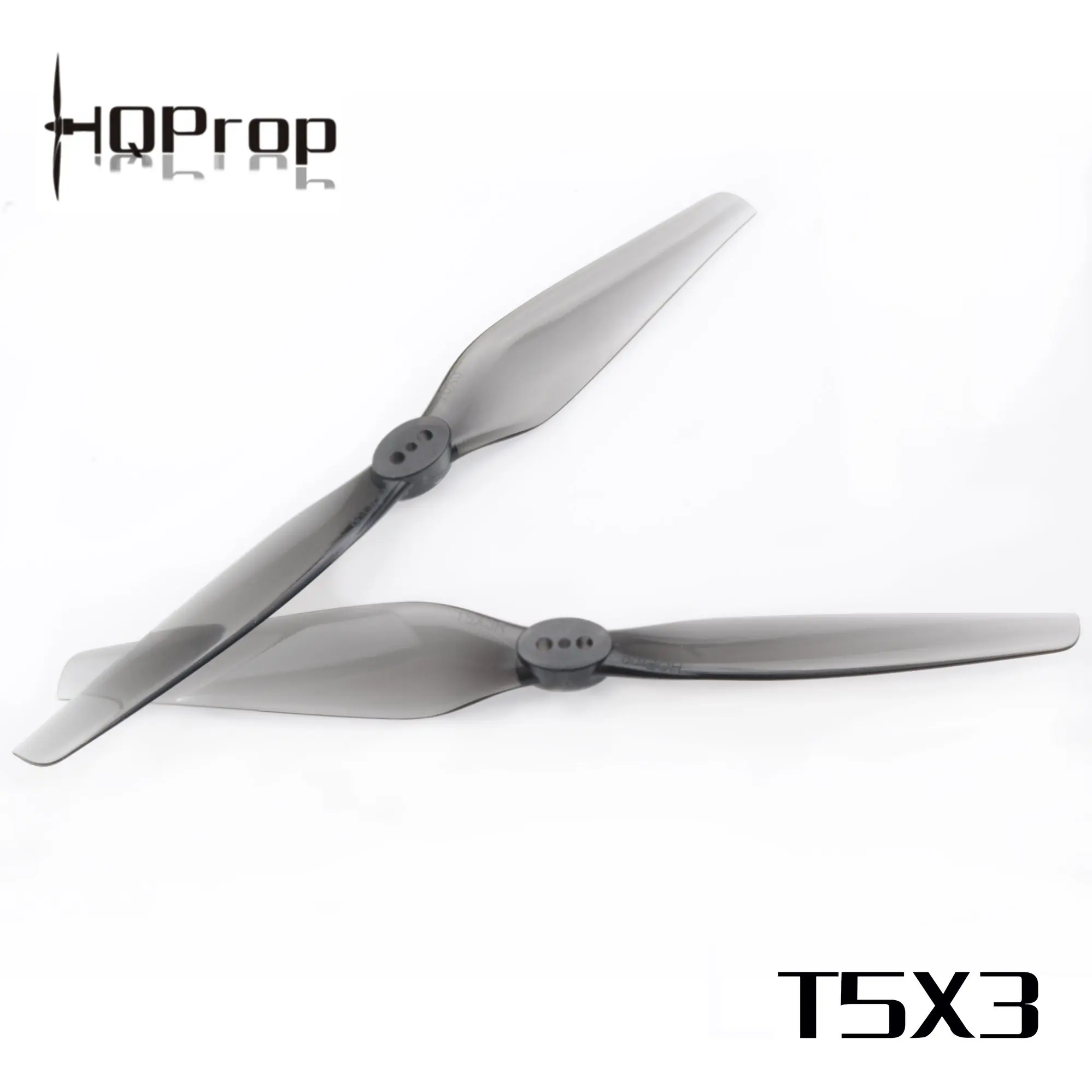 12 пар 24 шт. HQPROP T5X3 серый 5030 2 Лопасти PC Пропеллер для радиоуправляемых FPV Фристайл