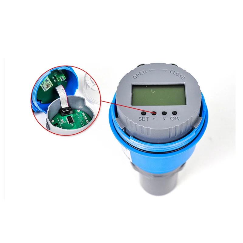 Ультразвуковой датчик уровня диапазон 15 м ультразвуковой воды выход 4-20 мА 0-10 В