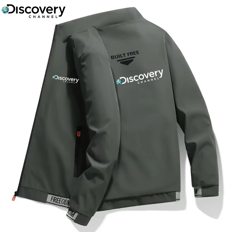 

Осенне-зимняя куртка New Discovery Channel, мужской экспедиционный школьный Топ, пальто, уличная одежда с воротником-стойкой, ветровка