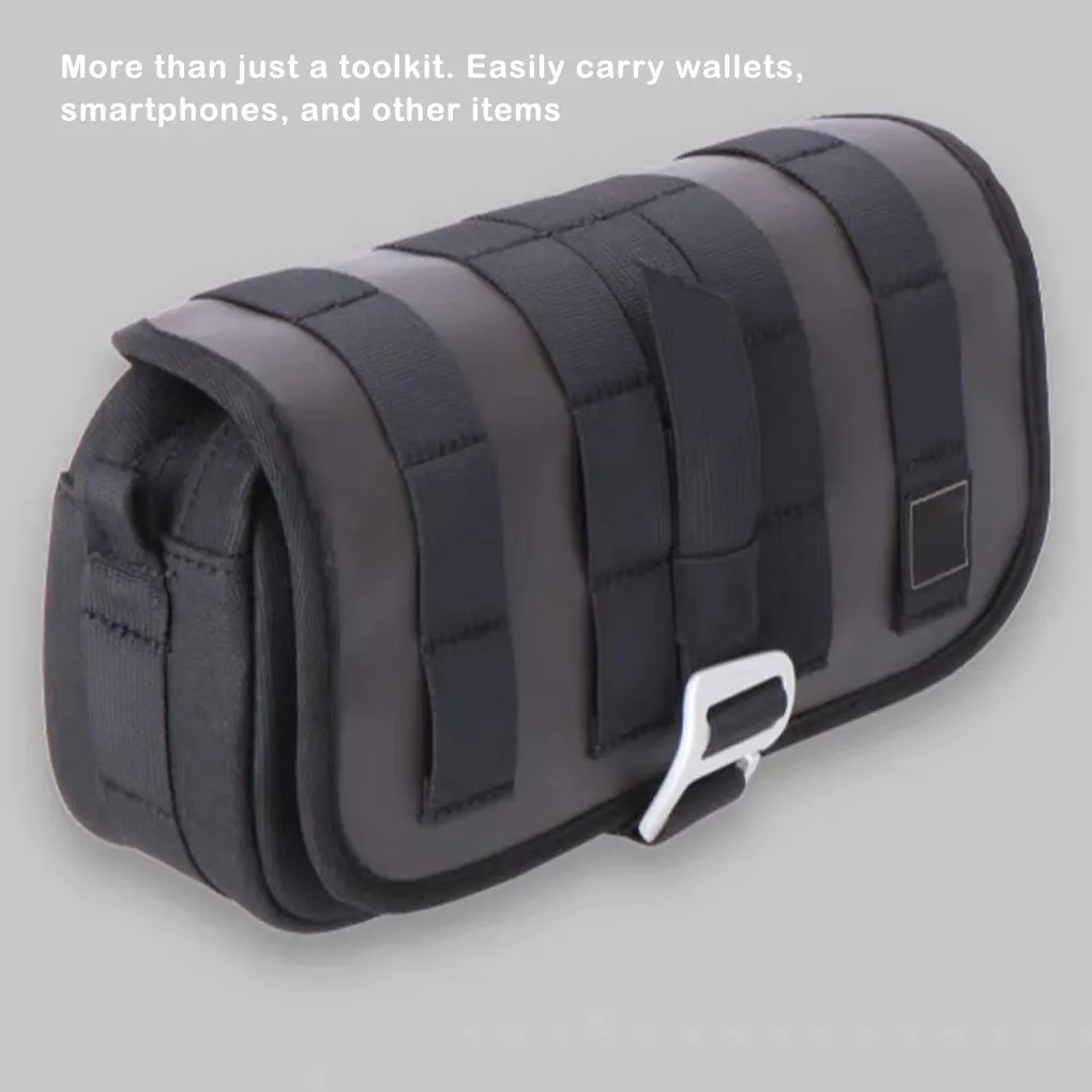

Tool Bag Rainproof Luggage Bag Lightweight High Capacity Motorcycle Saddle Bags Quick Release Motorbike Retro Pouch for