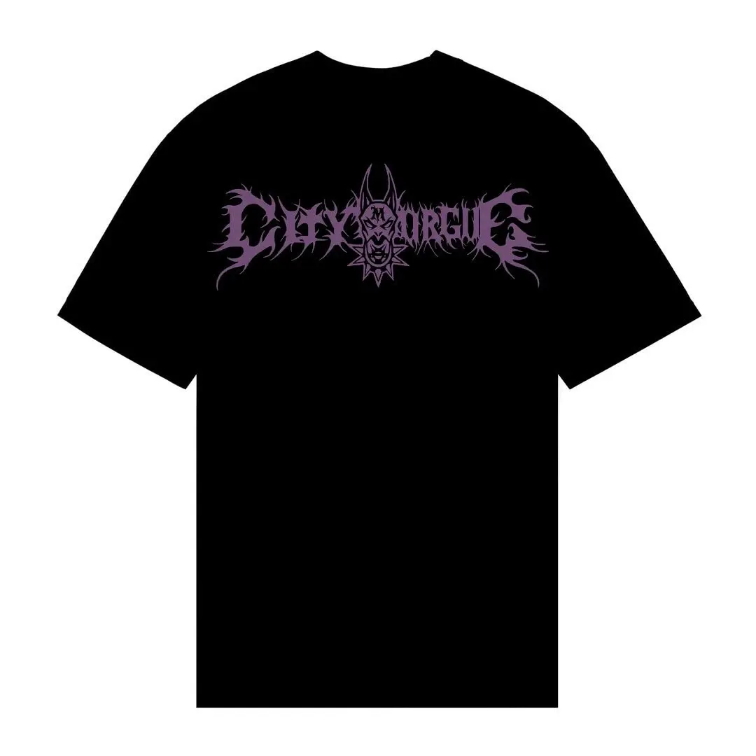 Металлическая футболка Revenge City Morgan черная с короткими рукавами zillakami sosmula