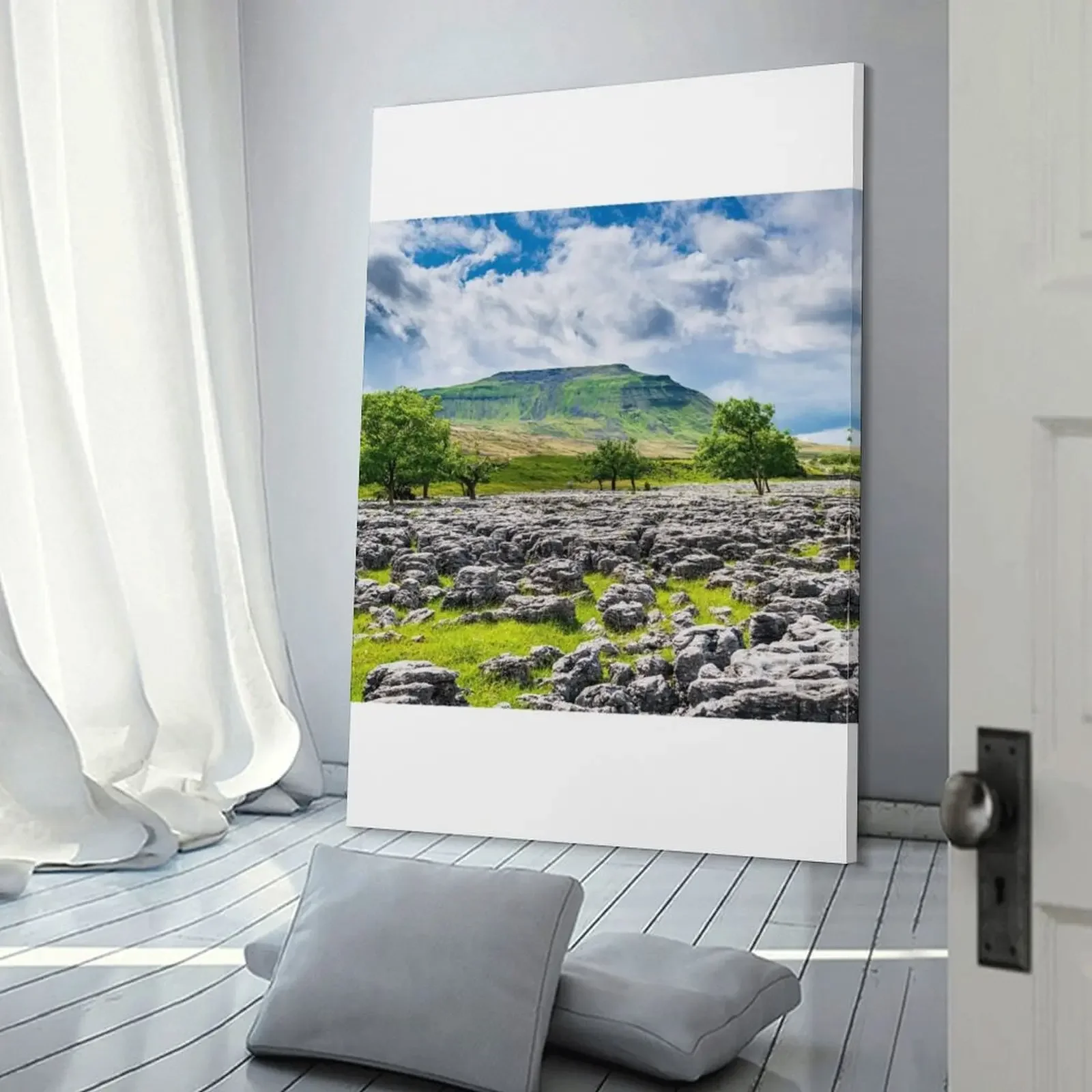 Печать на холсте &quotIngleborough mountain from Souther Scales&quot