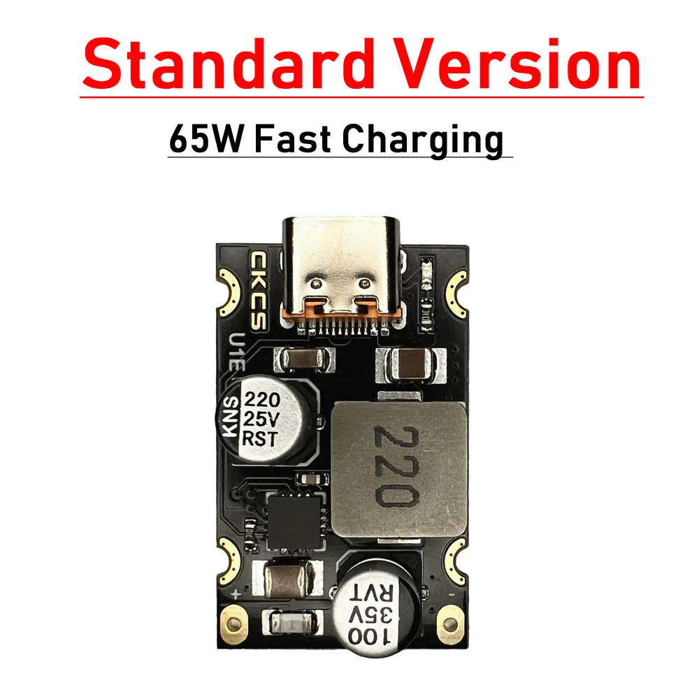 

ДykbRadio Модуль адаптера быстрой зарядки Type-C USB PD 65 Вт