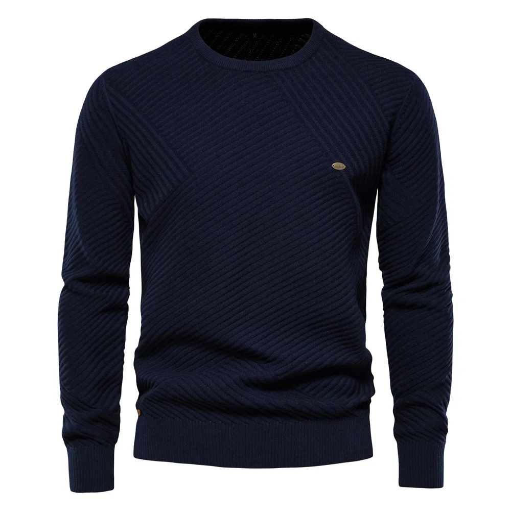 

Men's Knitwear Winter Sweater Round Neck Casual Pullover Wool Sweaters Men Autumn Clothing 2022 Long Sleeve Solid Color Tops