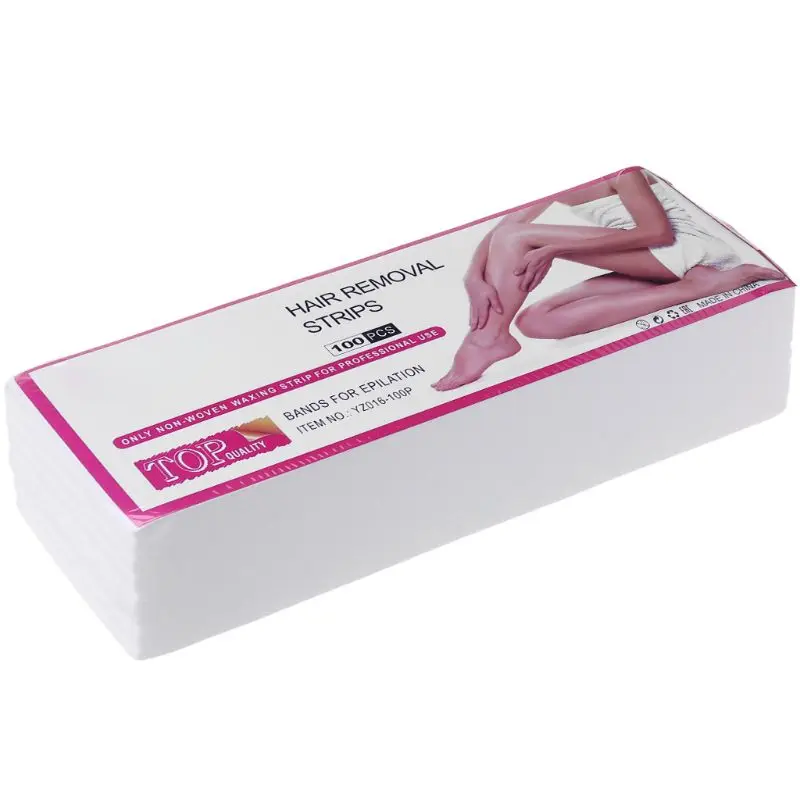 

100Pcs/Lot 7x20 Non-woven Wax Band Hair Removal Beauty for Health Epilator Wax