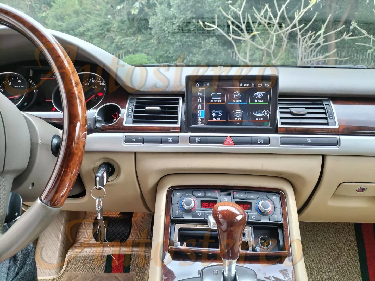 Carplay для Audi A8 2004-2012 Android 13 128G Автомобильный DVD-плеер GPS-навигация Авто Стерео Радио