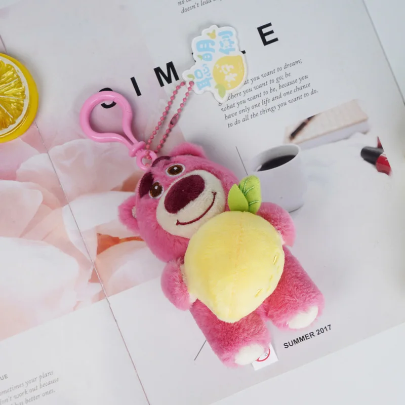 

Кулон Disney Lotso, плюшевая игрушка Disney, трехмерная кукла, школьная подвеска, милые безделушки, подарок на день рождения