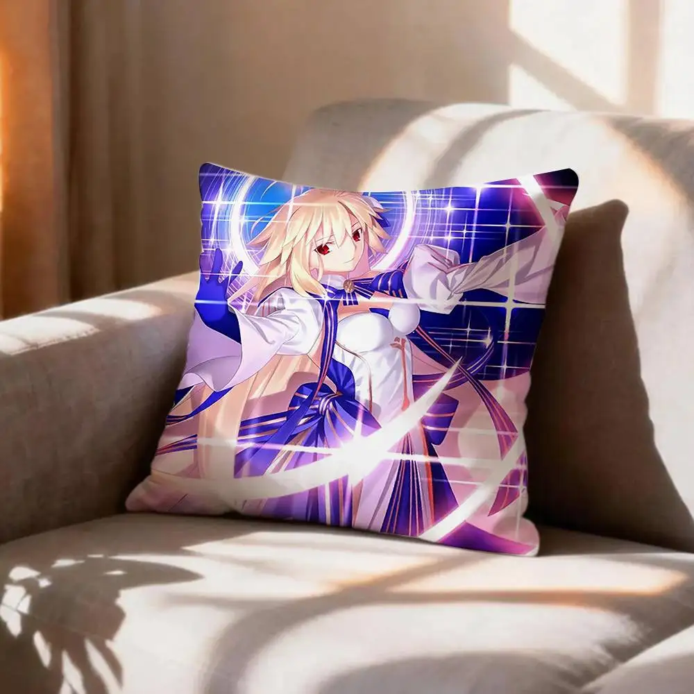 Фото Наволочка с принтом персонажа аниме Tsukihime A-Arcueid Hisui Kohaku, наволочка с рисунком для гостиной, наволочка для дивана, чехол для подушки №5