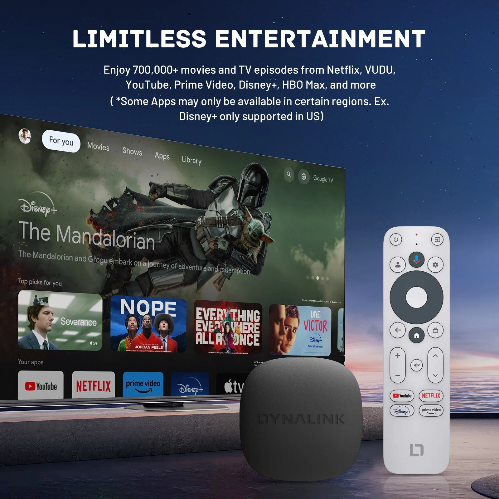 ТВ-приставка KINHANK на базе Android 12 0 с поддержкой Netflix 4K Ultra HDR10 +