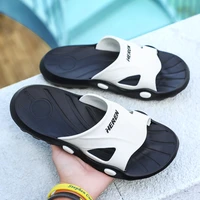 summer shoes men simple casual slippers non slip home bathroom slides women couple beach sandals thick platform flip flops