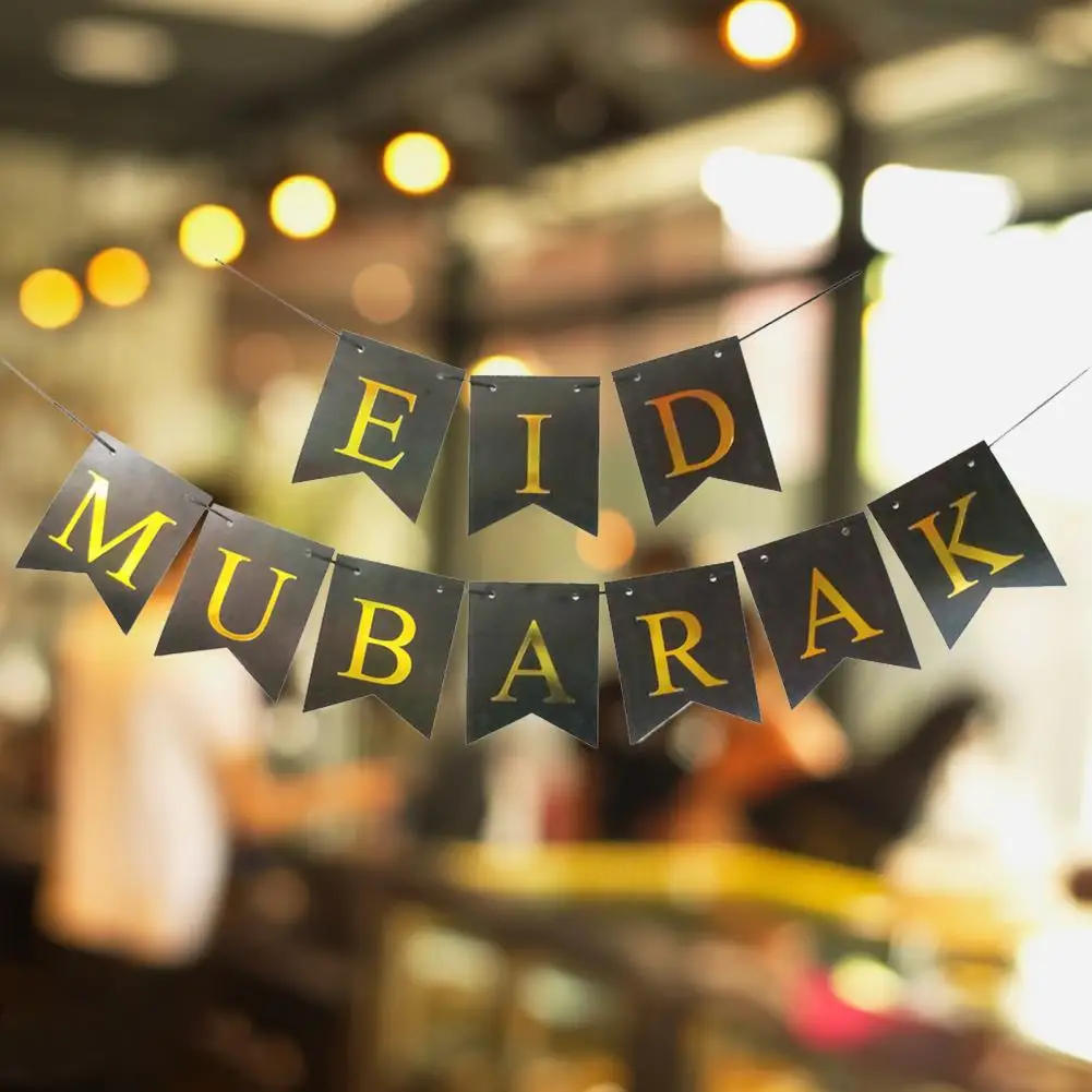 

Long Lasting 1 Set Practical Colorful Shiny Hanging Banner Paper Hanging Banner Anti-fading Household Supplies