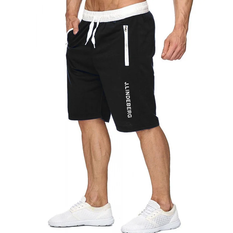 

New Summer Solid Cotton Short Men Stretchy Bodybuilding Muscle Sweatpants Fitness Casual Mid Shorts shorts Dermuda Masculina