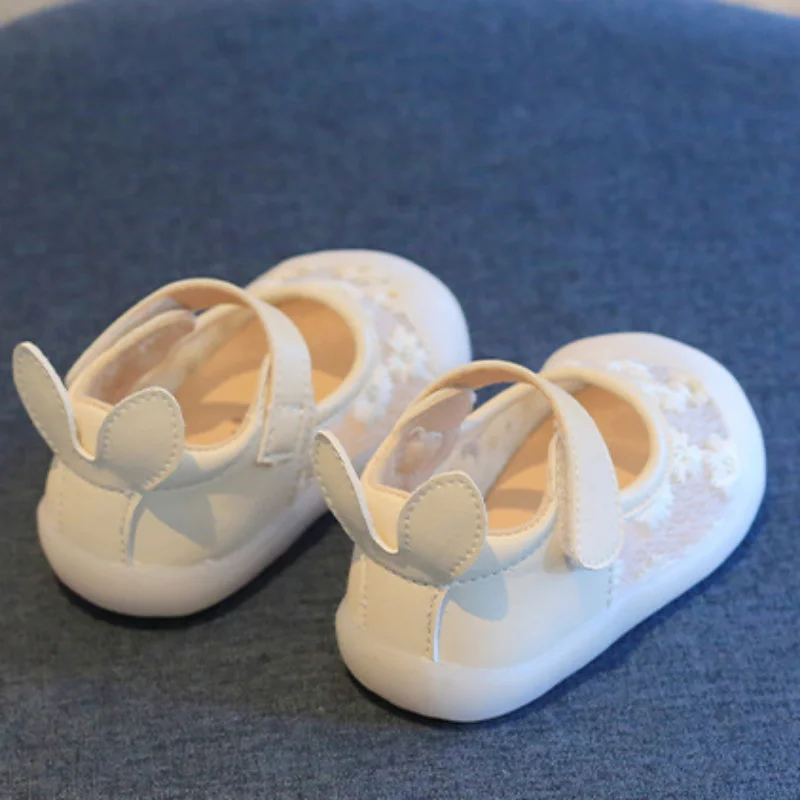 Infant Baby Girl Shoes Toddler Flats Sandals Summer New Cute Flower Mesh Princess Shoes Soft Bottom Anti Slip First Walker Shoes images - 6