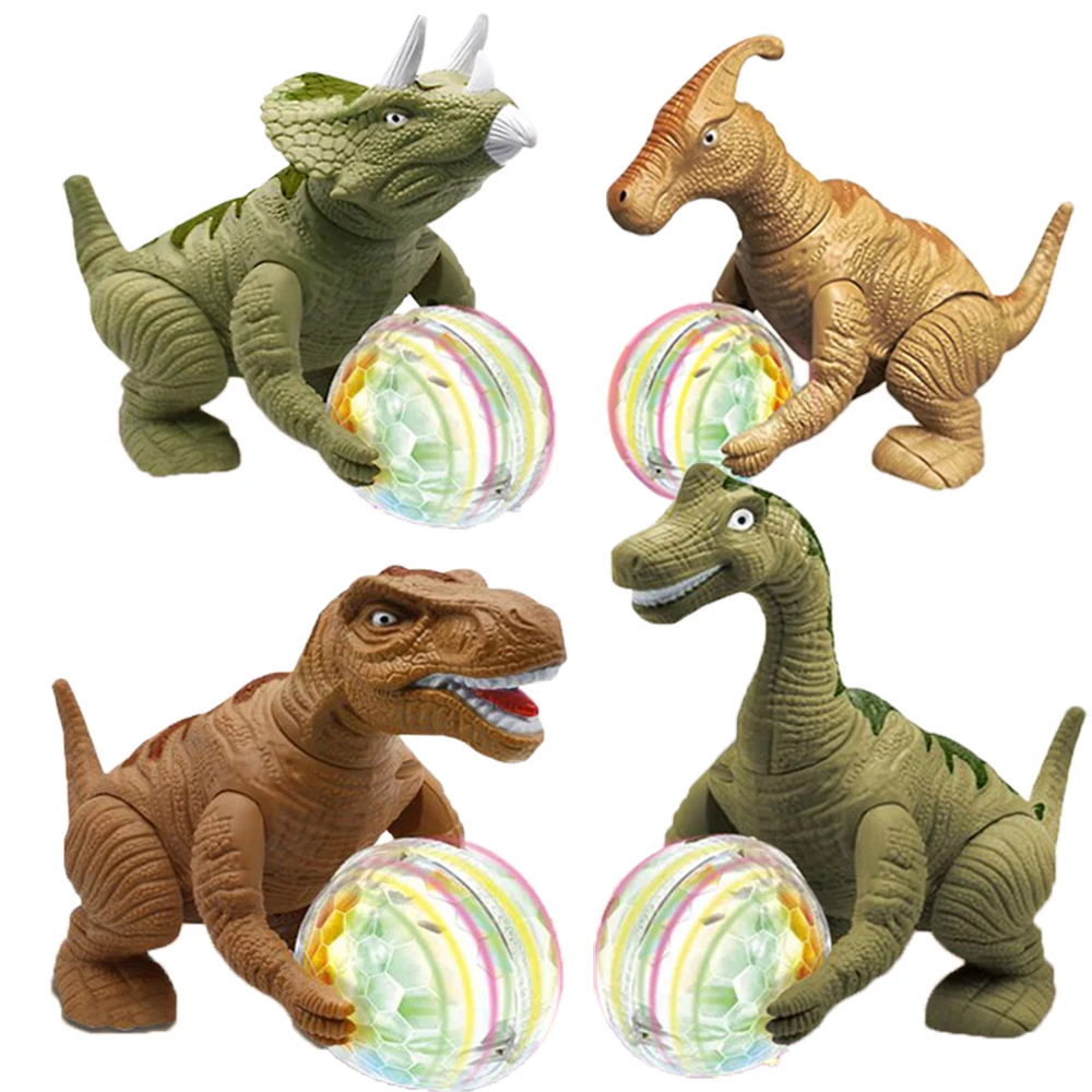 Electric Dinosaur Toys for 1 2 3 4 5  Year Old Boys Girls, Dinosaur toys that glow and walk Kids Toddler Birthday Christmas Gift