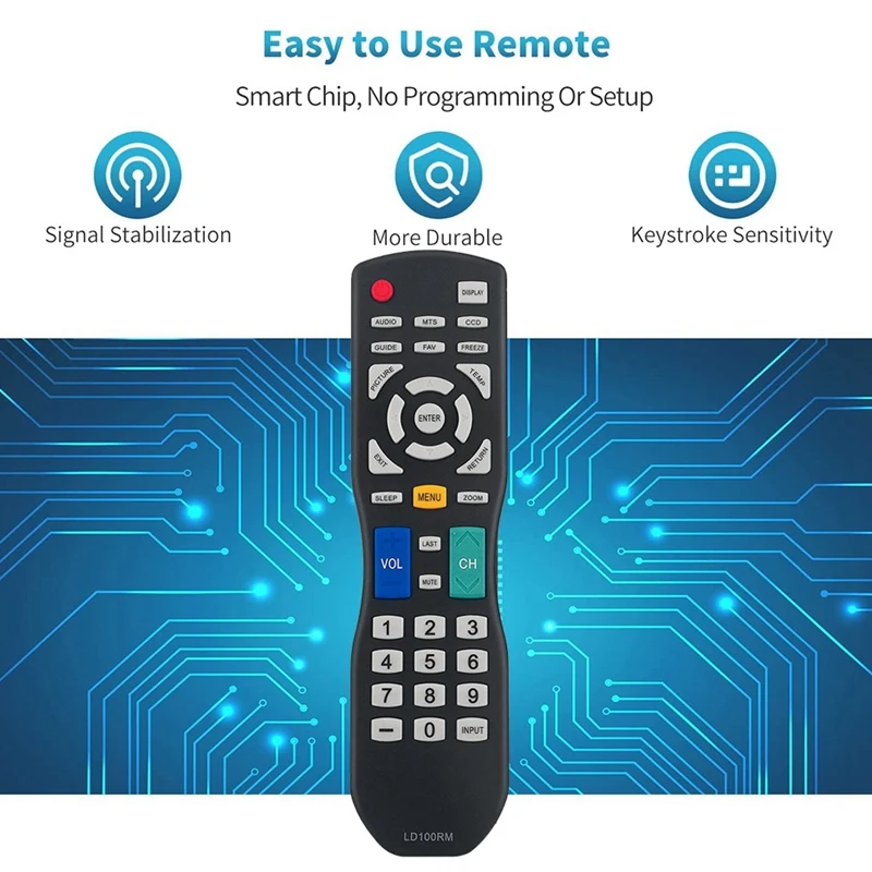 Пульт дистанционного управления для телевизора Apex LE24H87 LE3242 LD4077M HC3269 RM-188 RM188 RTLE24H87