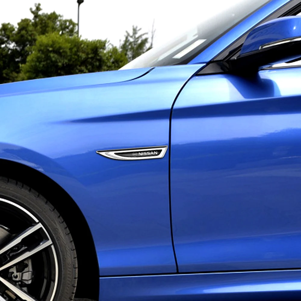 2 шт. 3D-наклейки для Nissan Nismo Tiida Duster Logan DACIA Sandero Fluence Qashqai