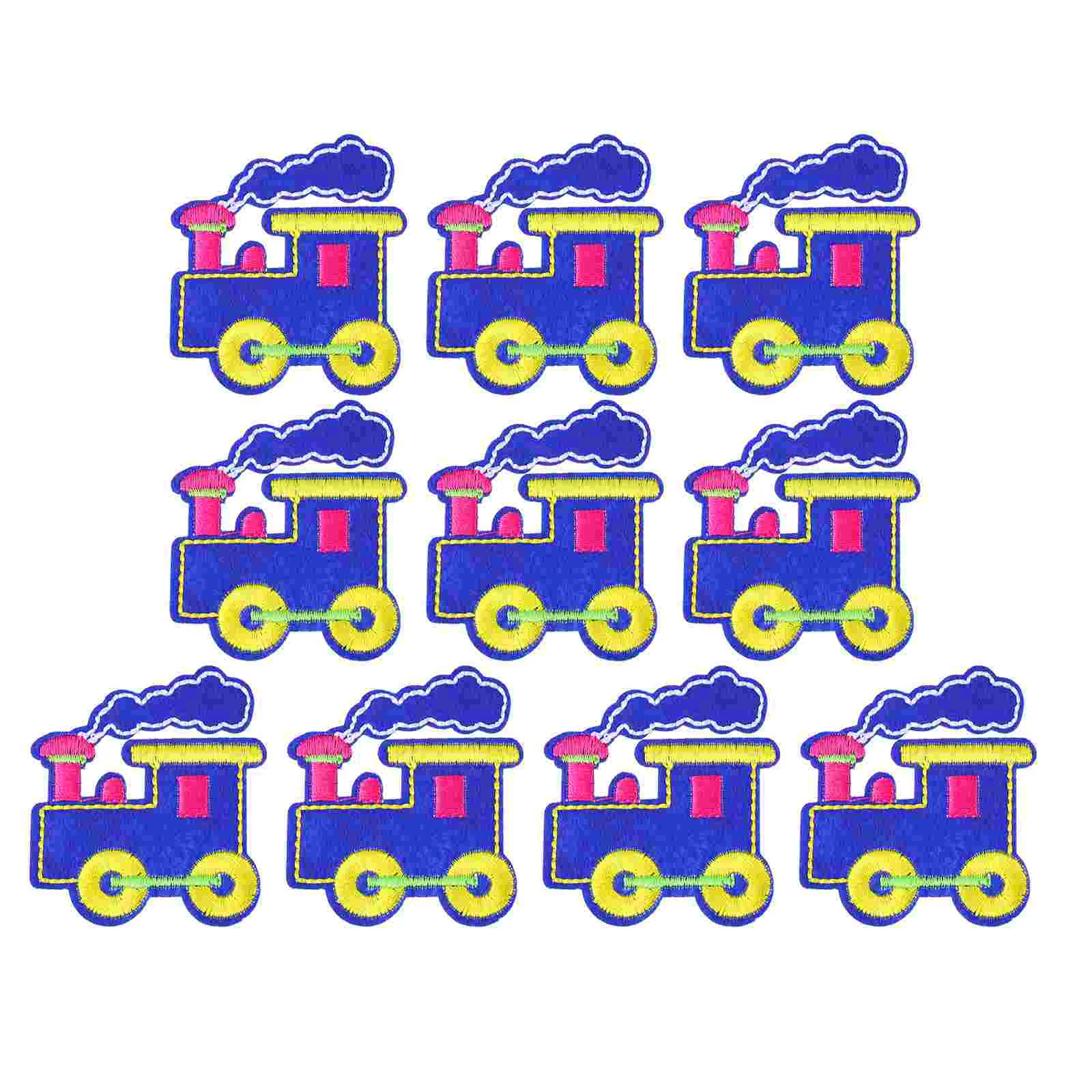10 шт. нашивка для шитья железный поезд патчи поставки тканевая наклейка DIY