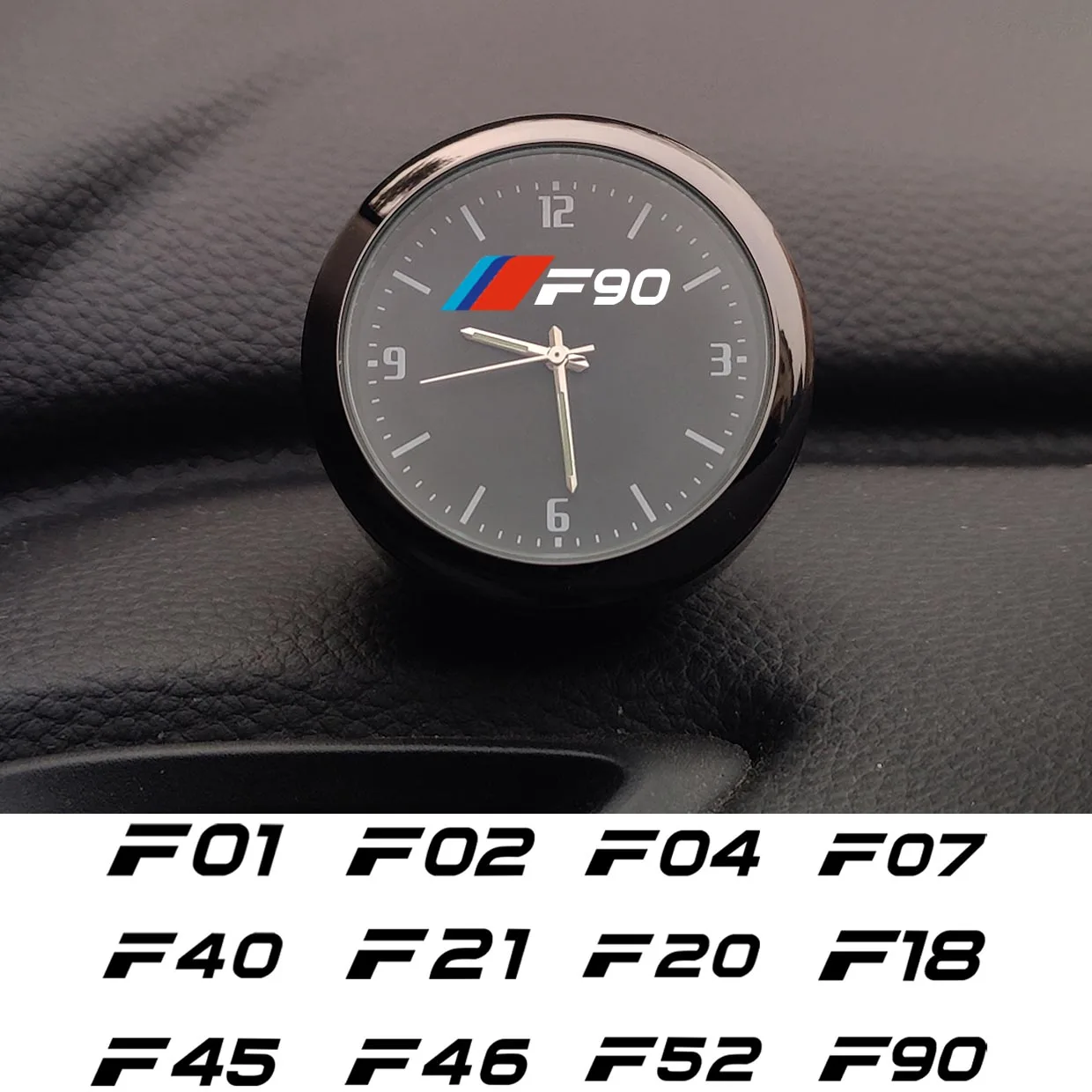 Электронные часы для приборной панели автомобиля BMW Motor Sport F90 F52 F46 F45 F40 F21 F20 F18 F07 F01