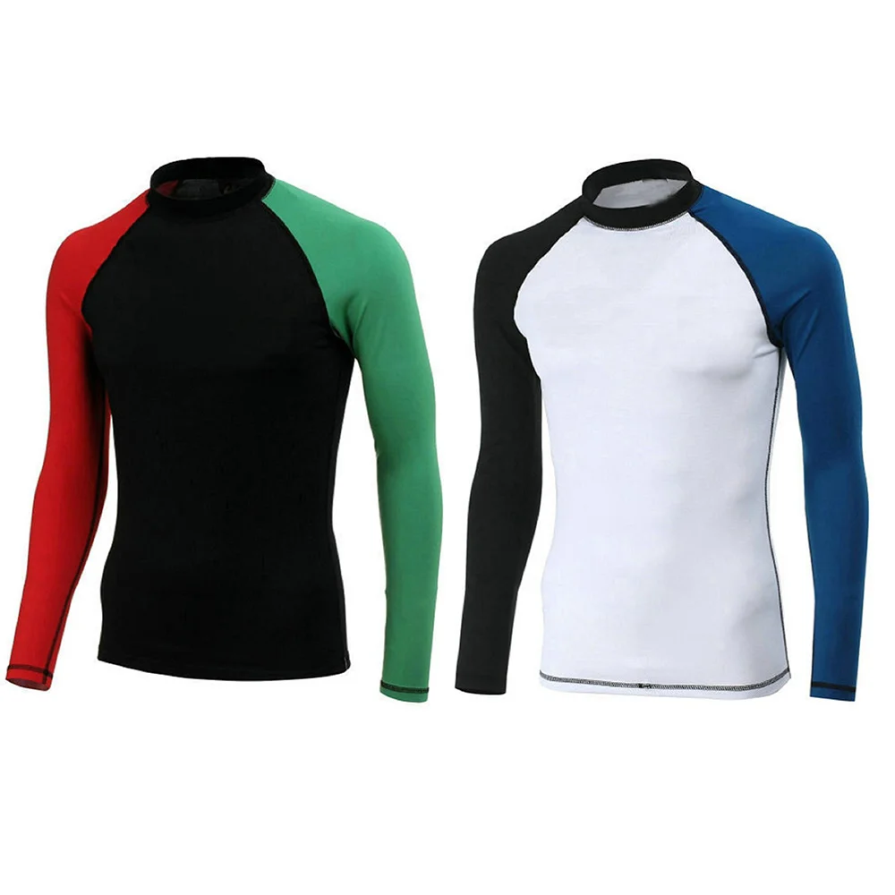

2022 new men's sunscreen quick-drying beach shirt tops snorkeling swimming surfing split tops water sports diving surfing tops