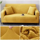 Плотный эластичный чехол для дивана, чехол для гостиной, эластичный чехол для кресла из флиса на 1234-местный угловой диван L-образной формы