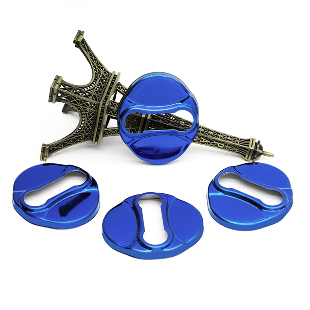 

4 PCS Car Door Lock Decoration Protection Cover Emblem Case Accessories Fit for JAC IEV 2014-2017