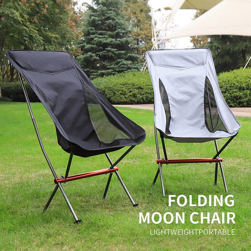 Outdoor Moon Chair Collapsible Foot Stool For Hiking Picnic Fishing Chairs Seat Tools