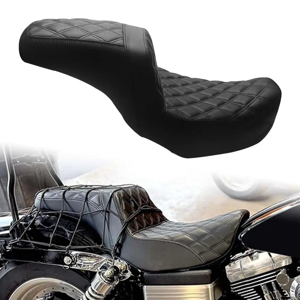 Фото Новое сиденье для пассажира Harley Dyna Fxdf Fxdfse Fxdl/I Fxdls Fxdb/I Fxdc/I Fxd/I Fxdse Fld Fxdwg/I 2006-2017, черное №1