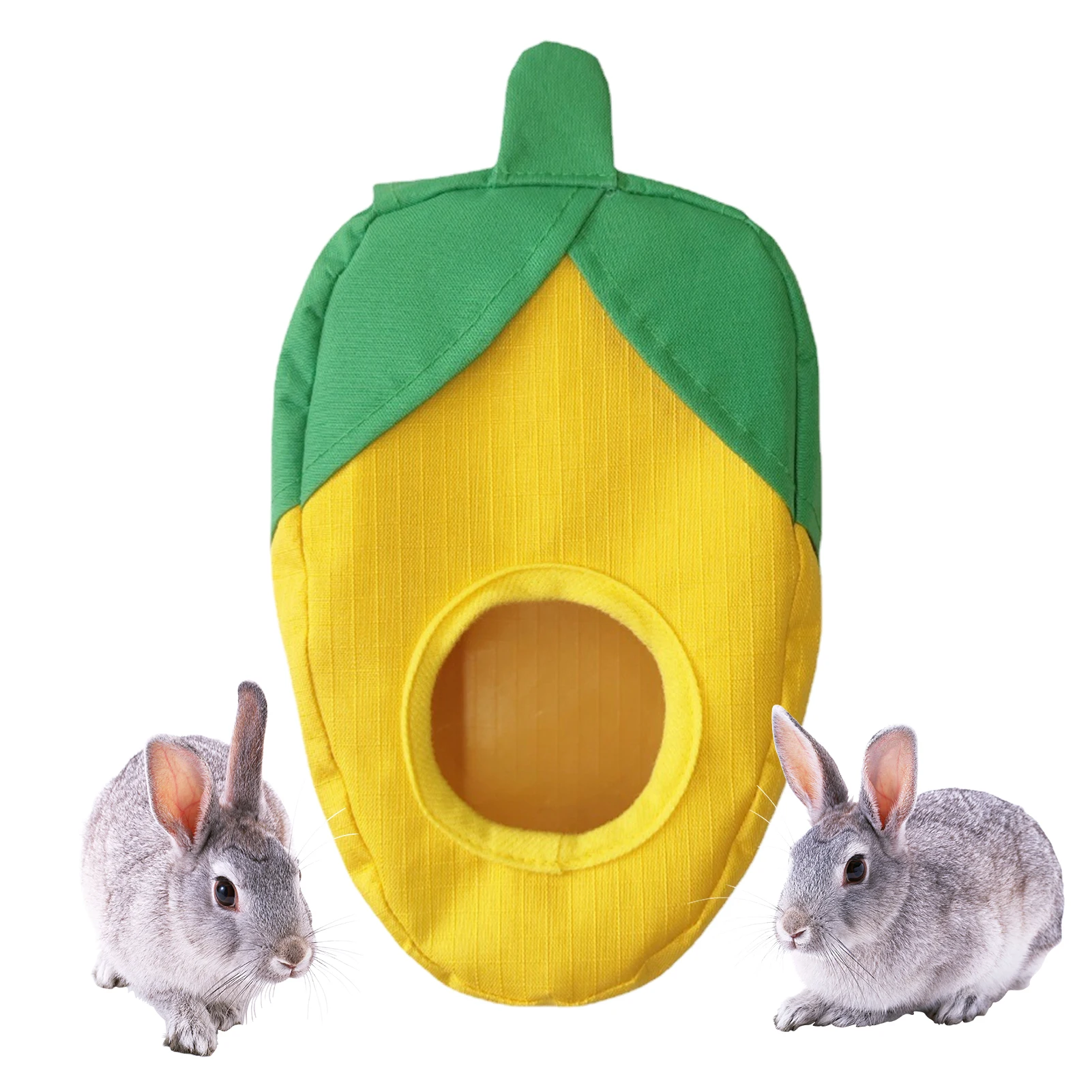 

Rabbit Hay Feeder Bag Rabbit Food Dispenser Bunny Hay Feeder Bag For Cage Large Capacity Oxford Cloth Fabric Hangable Design