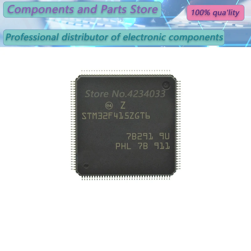 

1PCS STM32F415ZGT6 STM32F415Z STM32F415 QFP144 New Original Stock