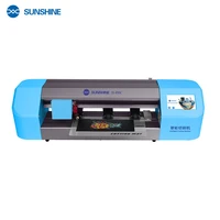 ss 890c sunshine intelligent flexible hydrogel film screen protect cutting machine custom for any mobile phone