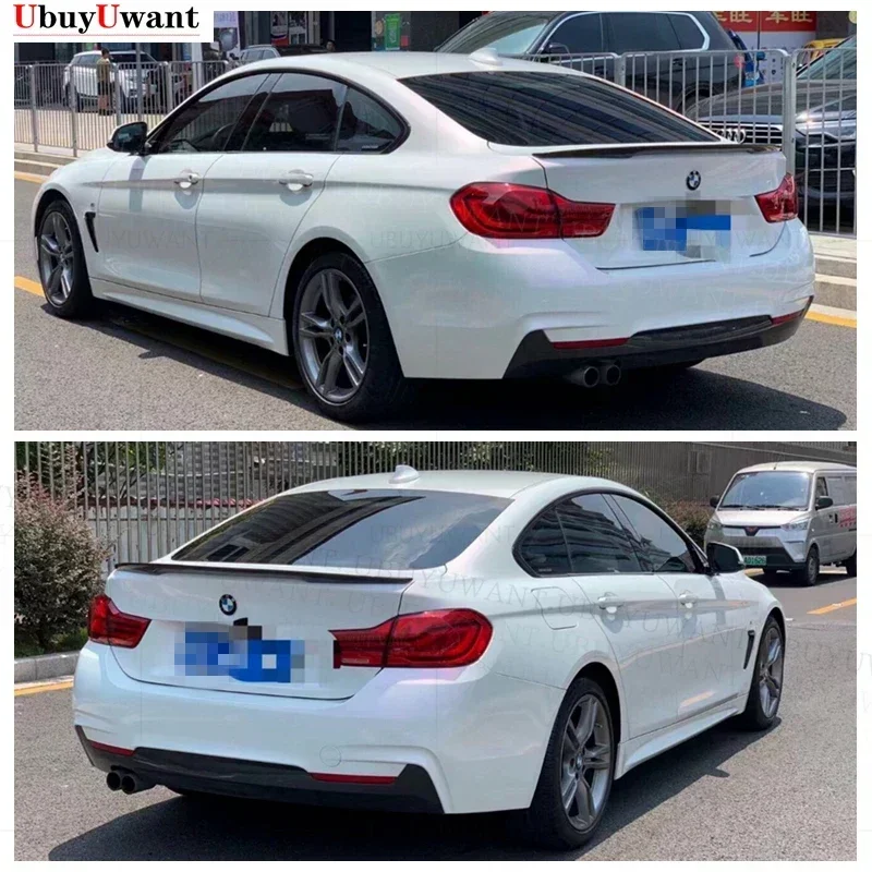 Фото Спойлер P STYLE для BMW F36 GRAND COUPE 4-дверный 420i 425i 428i 2013-2019, задний спойлер на крышку багажника из ABS-пластика №4