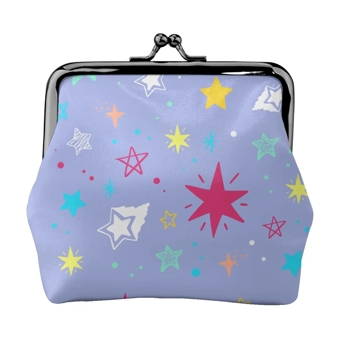 Women's Wallet Short Coin Purse Wallets For Woman Card Holder Lovely Stars