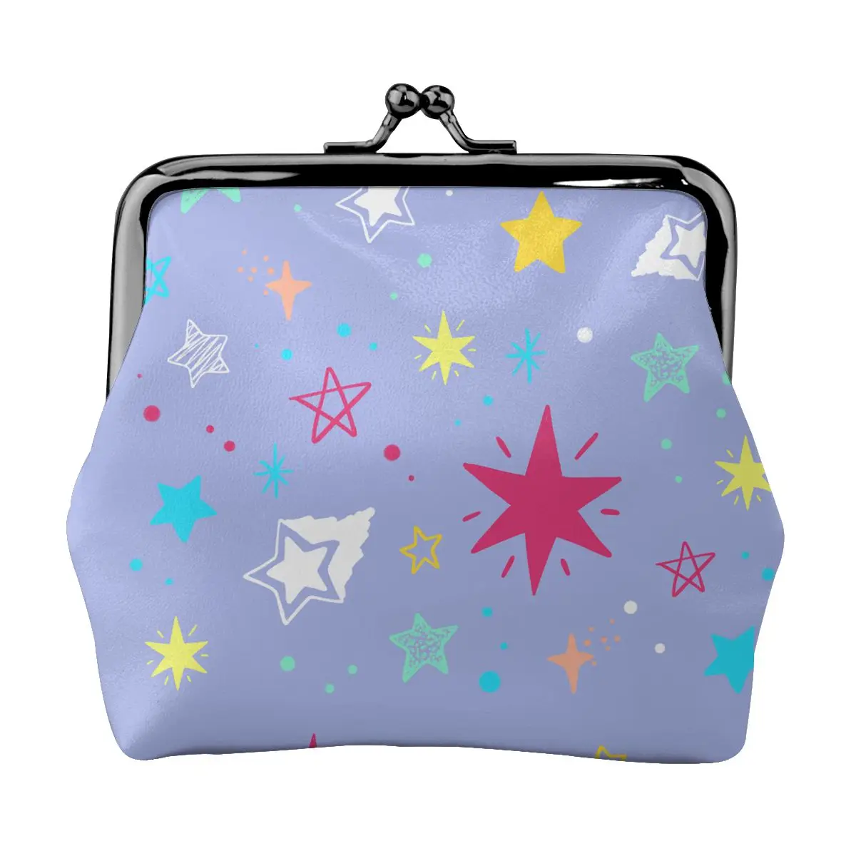 

Women's Wallet Short Coin Purse Wallets For Woman Card Holder Lovely Stars