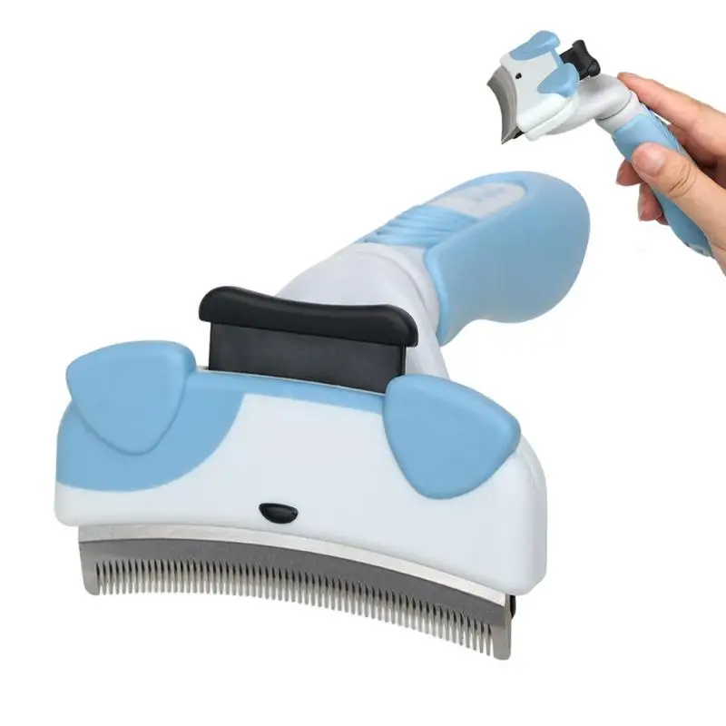 

Pet Shedding Brush Long Hair Dematting Comb Pet Detangling Brush Pet Grooming Brush Massage Comb To Remove Matted Hair Loose