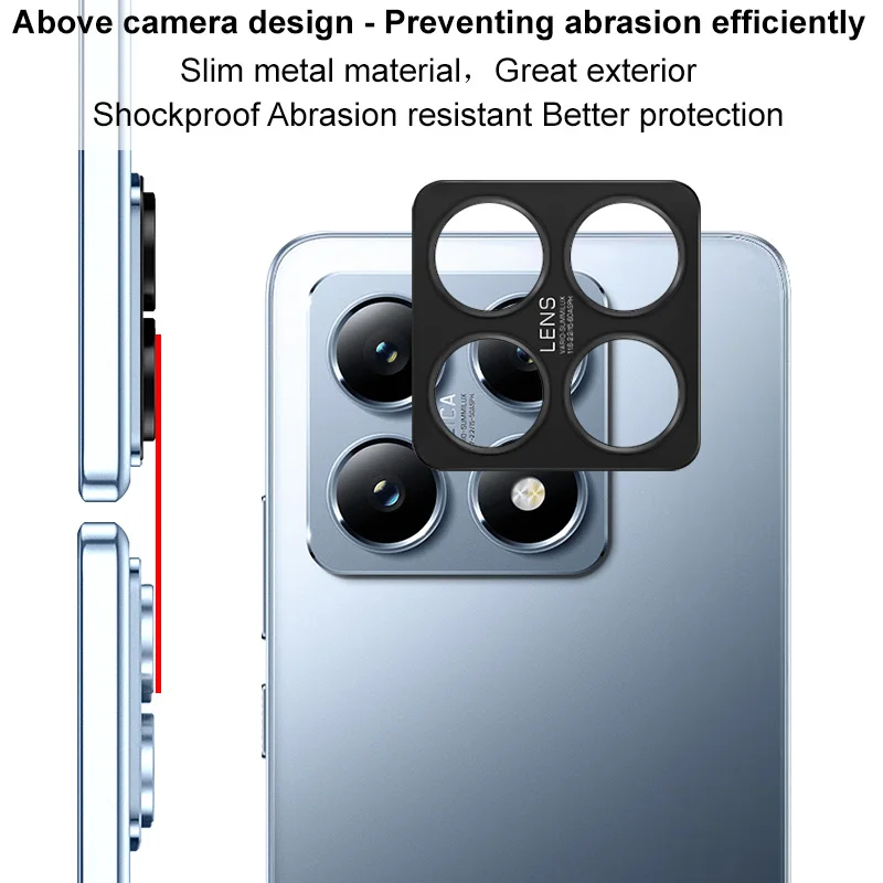 Для Xiaomi Mi 14T 5G Защитная пленка для объектива IMAK Камера Стайлинг Премиум камеры Pro