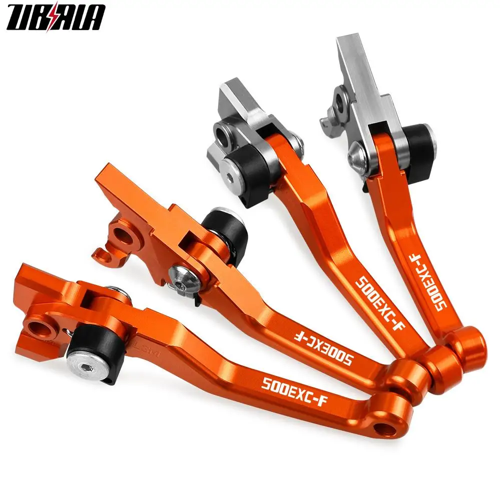 

Fit FOR 500EXCF 500 EXC-F 2012 2013 Motorbike Brake Lever Motocross Pivot Foldable Brake Clutch Levers Accessories